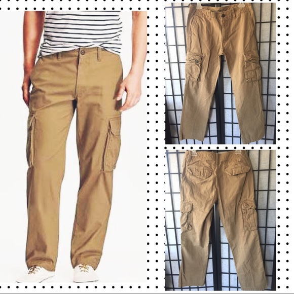 old navy broken in cargo pants